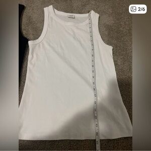 Abercrombie White Tank Size Medium